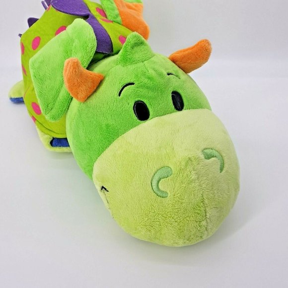 FlipAZoo Imogen Dragon Unicorn Plush Pillow Toy Cleaned Sanitized Collectable - Picture 2 of 12